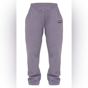 PRETTYLITTLETHING Charcoal Straight Leg Sweatpants